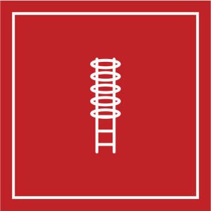Escaleras verticales de seguridad