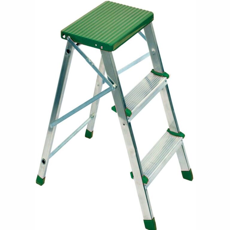 Taburete de aluminio con cierre de seguridad Picco