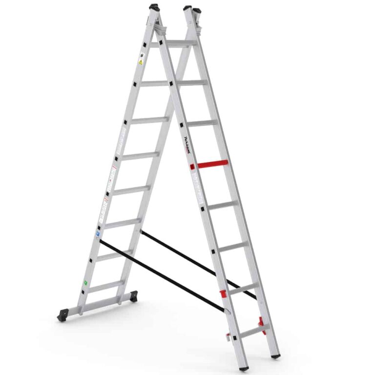 Escalera de aluminio de dos tramos Iteem 2x8