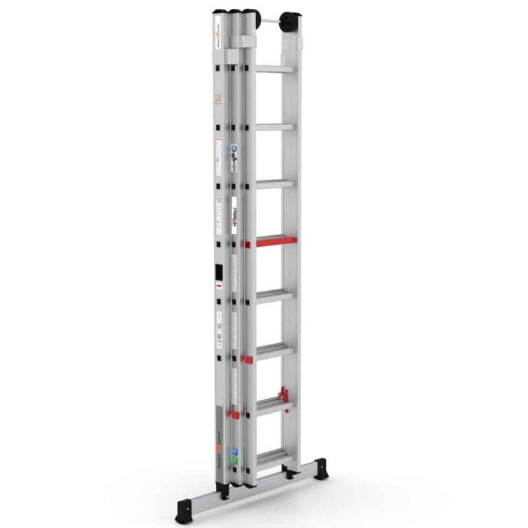 Escalera profesional de aluminio con mecanismo de estabilización Iteem S-Hook