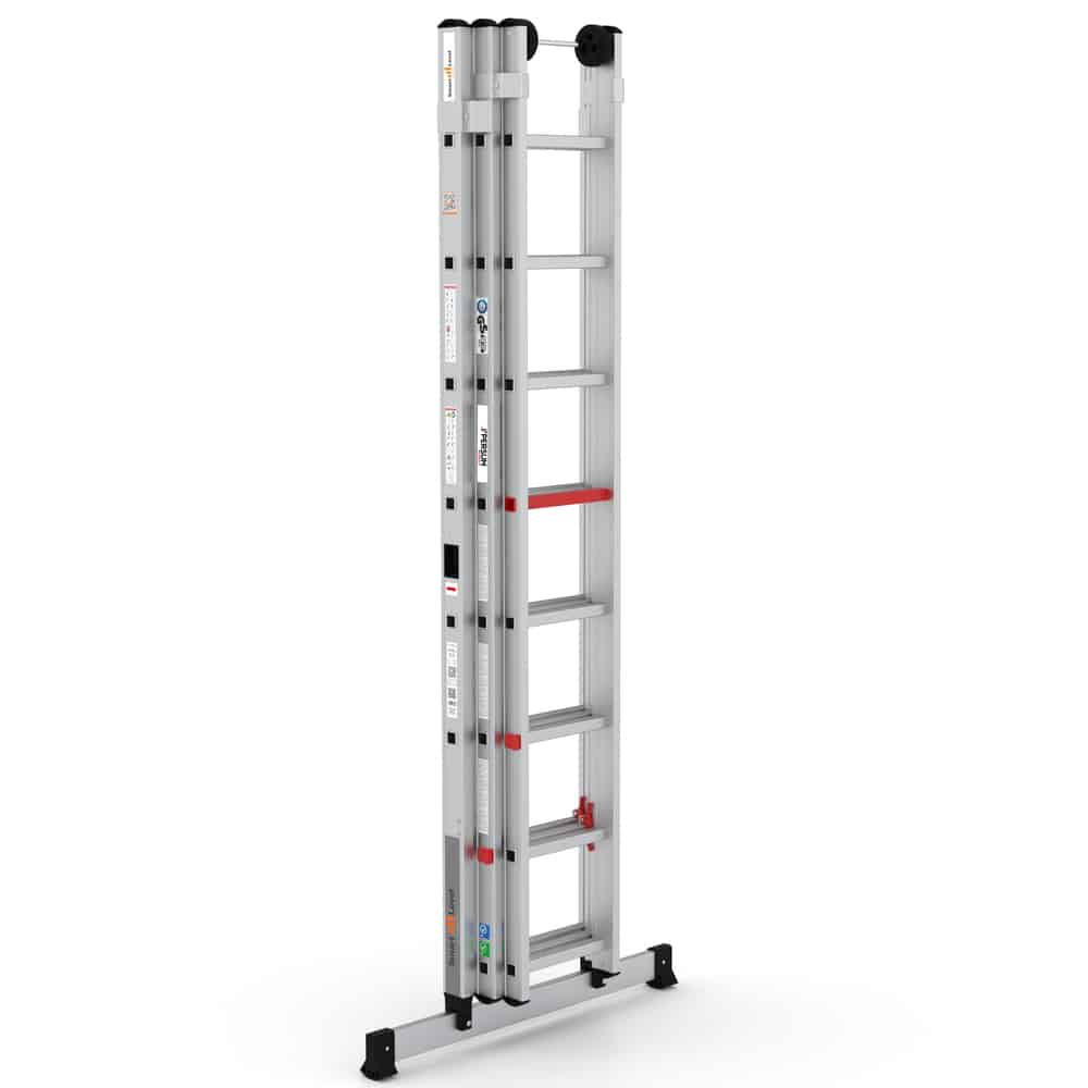 Escalera profesional de aluminio con mecanismo de estabilización Iteem S-Hook