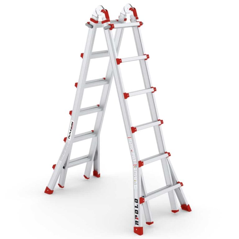 Escalera telescópica de aluminio para desniveles Apolo 6x4