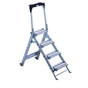 Taburete de aluminio con portaherramientas ALPES 4