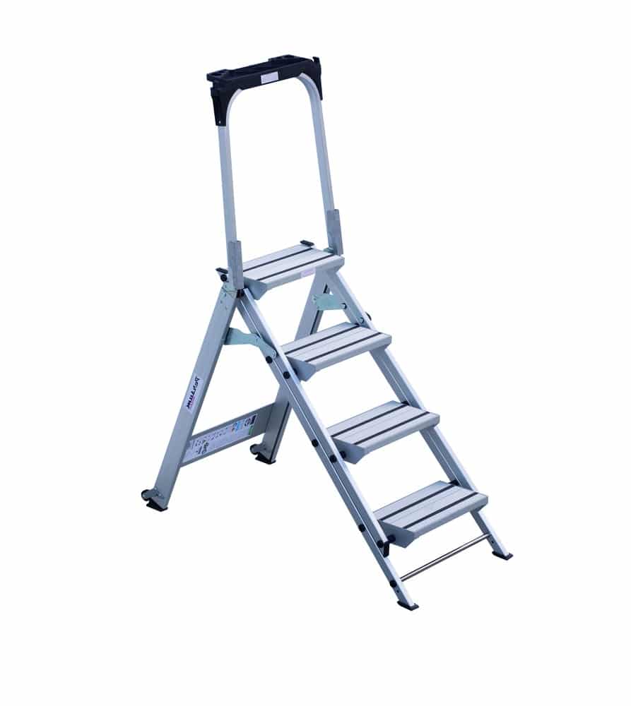 Taburete de aluminio con portaherramientas ALPES 4