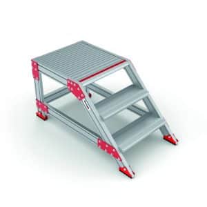 Taburete de aluminio para trabajos de larga duración Makalu