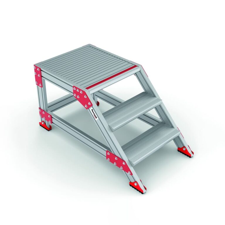 Taburete de aluminio para trabajos de larga duración Makalu