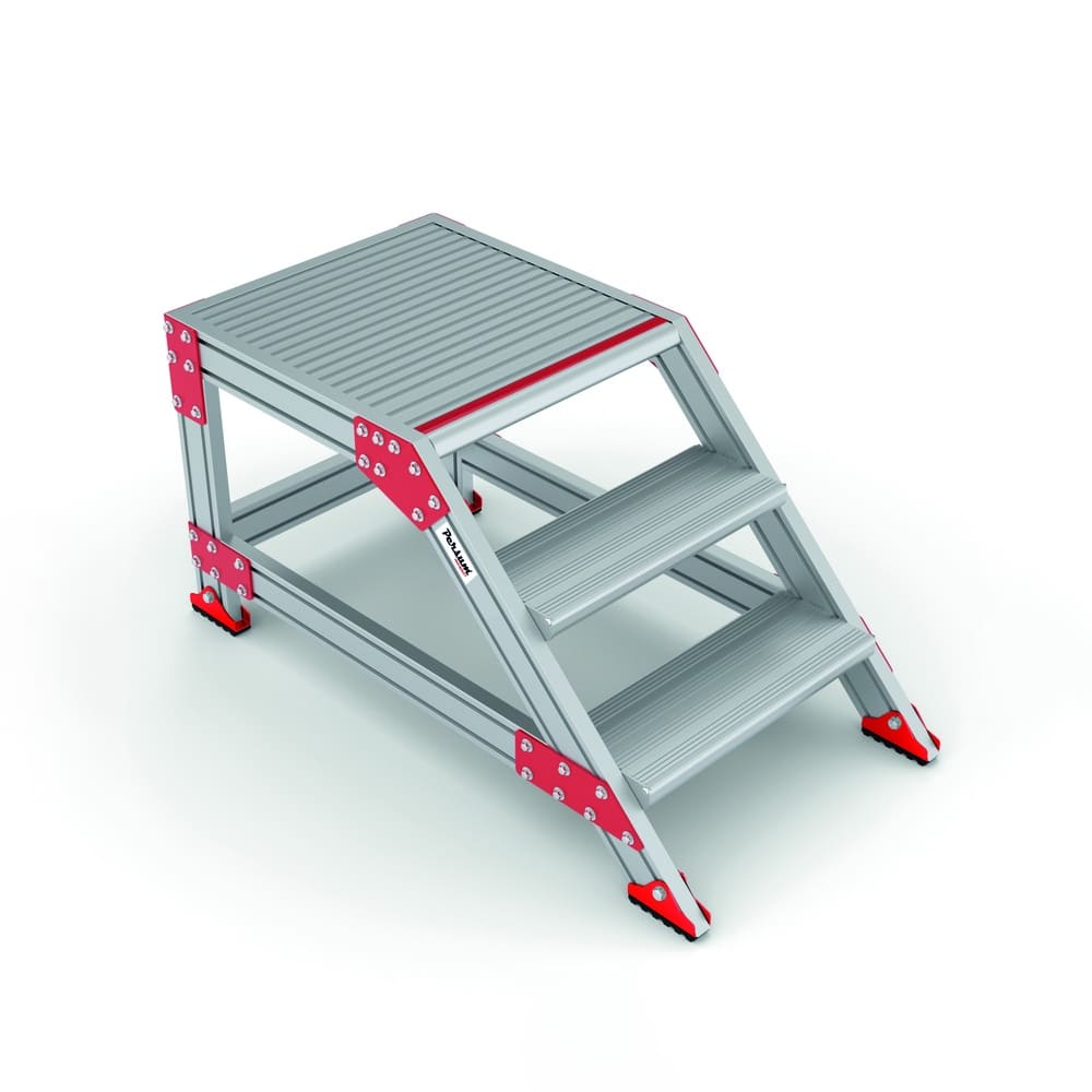 Taburete de aluminio para trabajos de larga duración Makalu