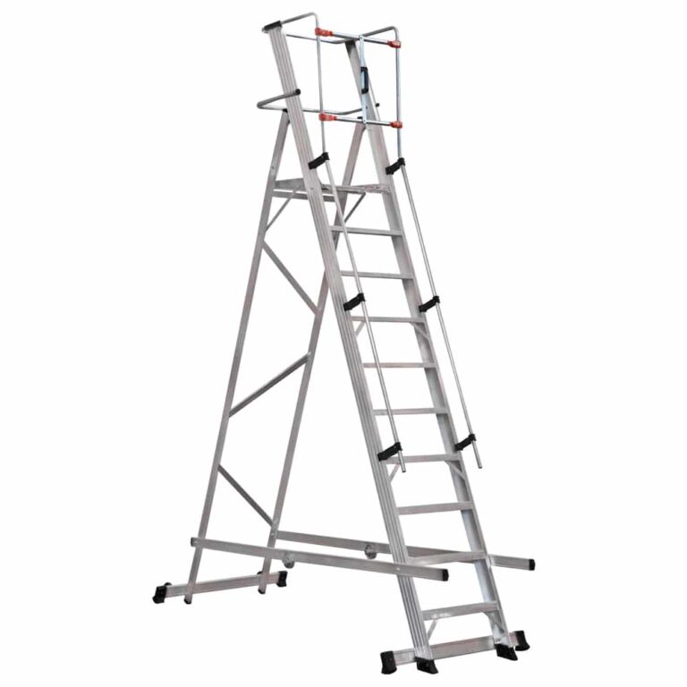 Plataforma móvil de aluminio con puerta Lift Up anticaída ARTIS