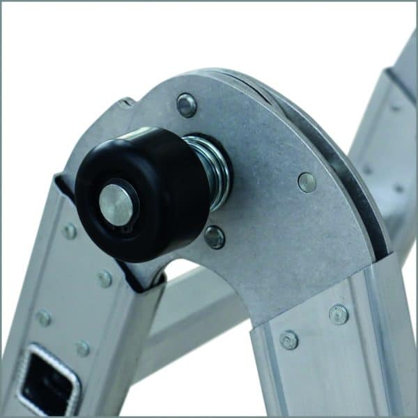Bisagra Escalera telescópica de aluminio adaptable a niveles Aquiles