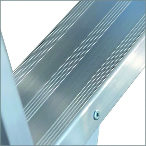 Peldaño Escalera de aluminio de doble subida