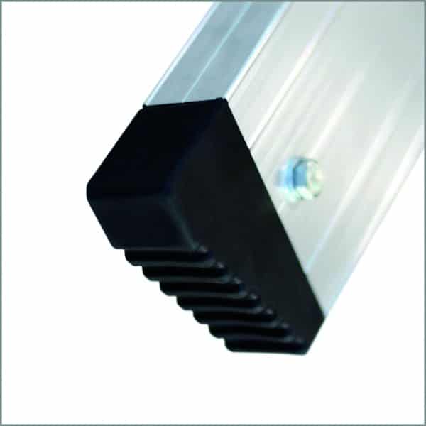 Taco de goma Escalera de aluminio de doble subida