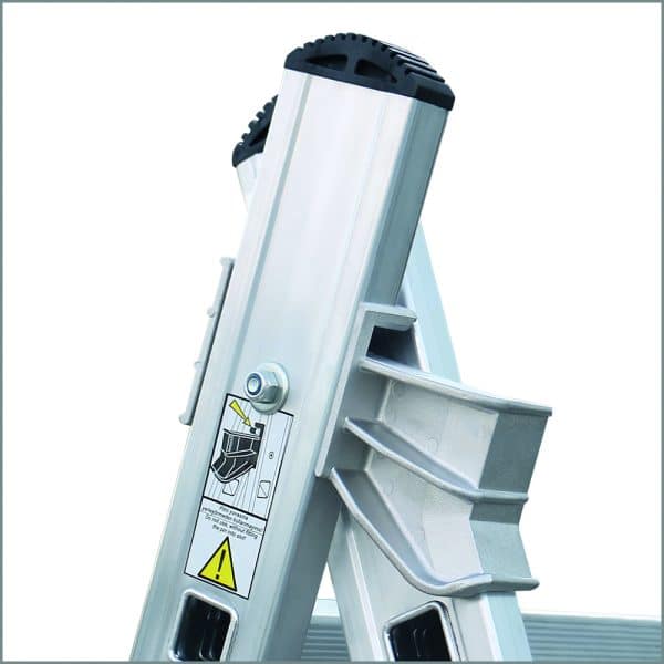 Bisagra de escalera profesional de aluminio de doble tramo Iteem Pro 2