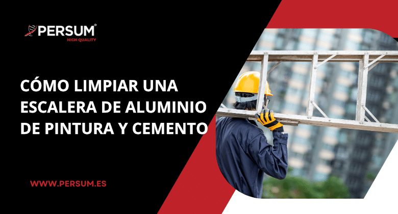 como limpiar una escalera de aluminio