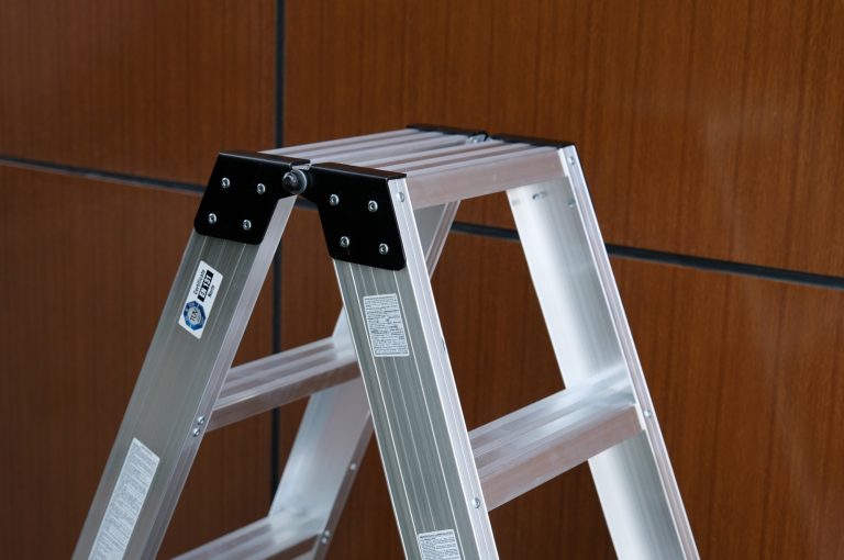 Primer plano de la parte superior de la escalera Duplex