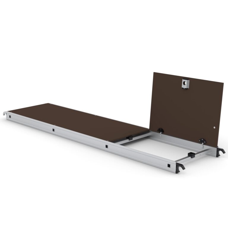 Plataforma de fibra para andamios tubulares, diseñada para ofrecer una superficie segura y resistente durante el trabajo en altura