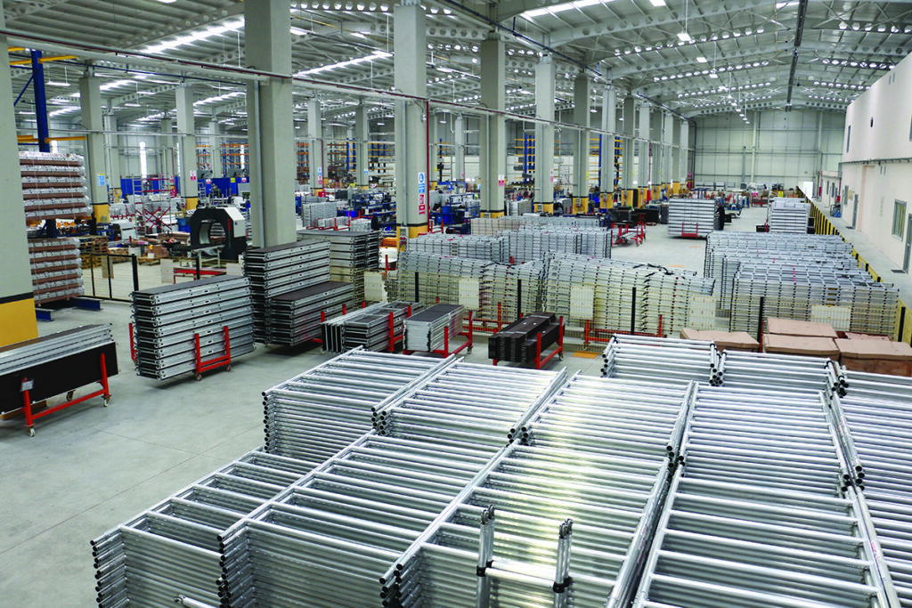 Fabrica de andamios y ensaleras de aluminio