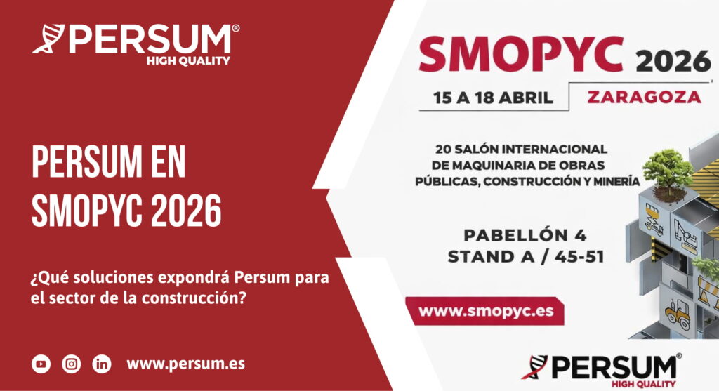 stand Persum SMOPYC con andamio móvil de aluminio