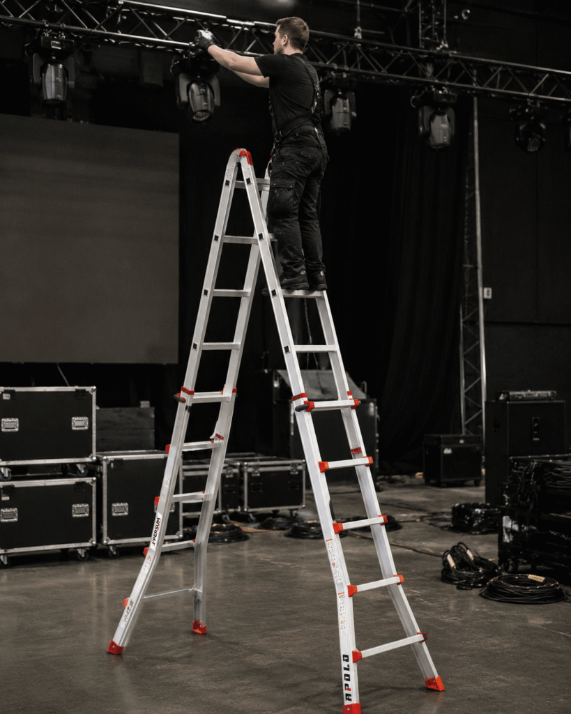 Escalera apolo en festivales